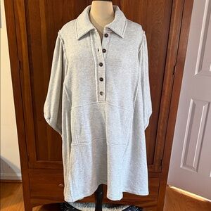 Free People FP Beach Natalie Pull Over Poncho